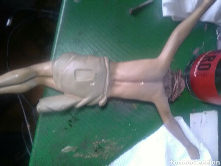 Arte: Cristo en la cruz, con sell&oacute; - Foto 1