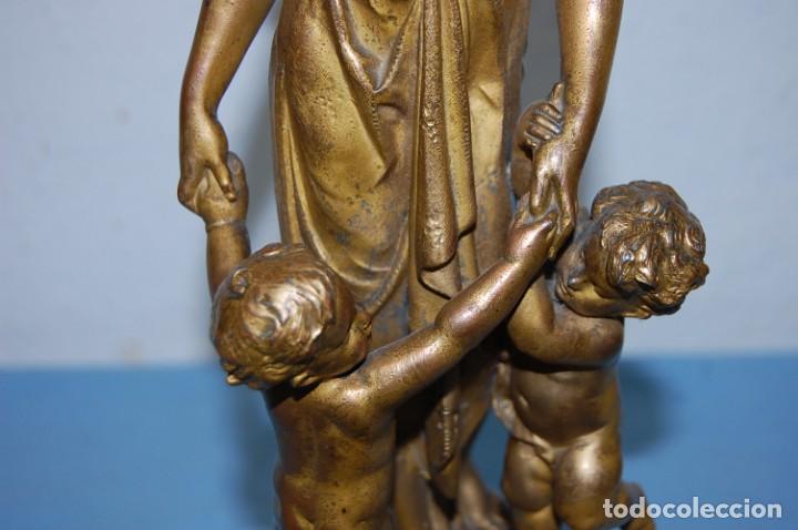 Arte: ANTIGUA ESCULTURA MATERNIDAD - Foto 3