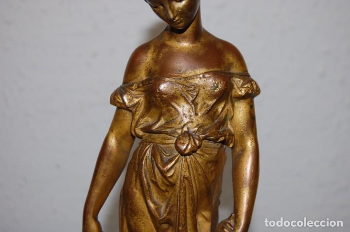 Arte: ANTIGUA ESCULTURA MATERNIDAD - Foto 4