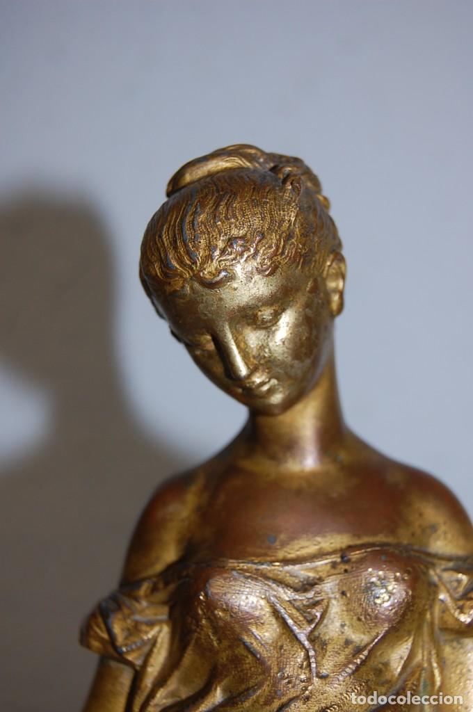 Arte: ANTIGUA ESCULTURA MATERNIDAD - Foto 5