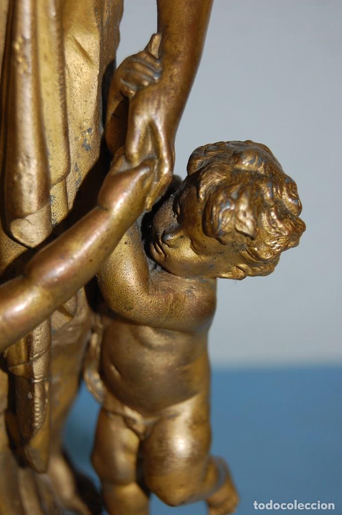 Arte: ANTIGUA ESCULTURA MATERNIDAD - Foto 6