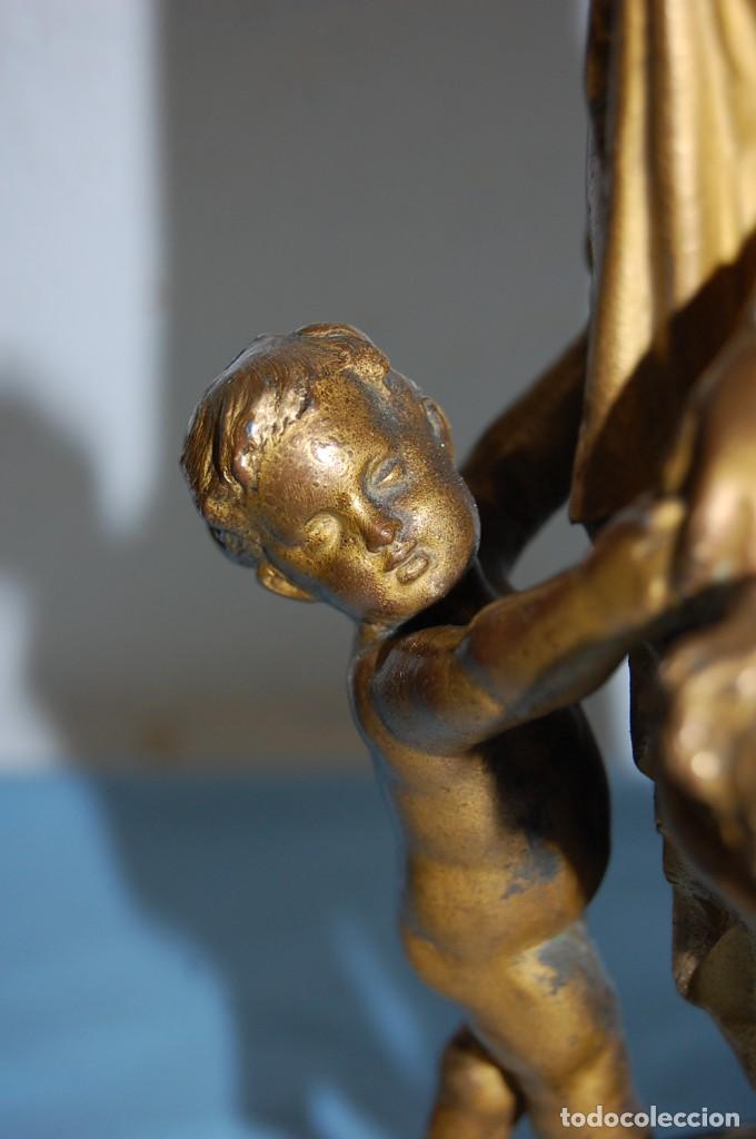 Arte: ANTIGUA ESCULTURA MATERNIDAD - Foto 7