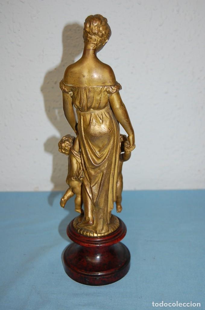 Arte: ANTIGUA ESCULTURA MATERNIDAD - Foto 8
