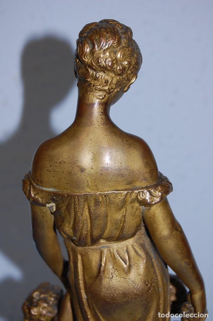 Arte: ANTIGUA ESCULTURA MATERNIDAD - Foto 9