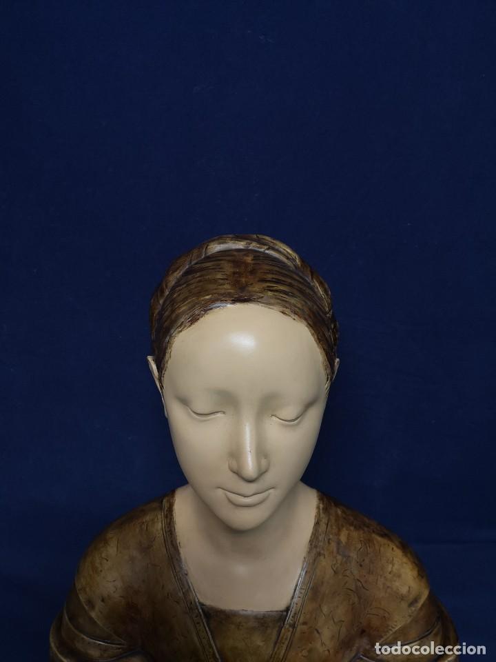Arte: ESCULTURA BUSTO JOVEN MEDIEVAL - Foto 4