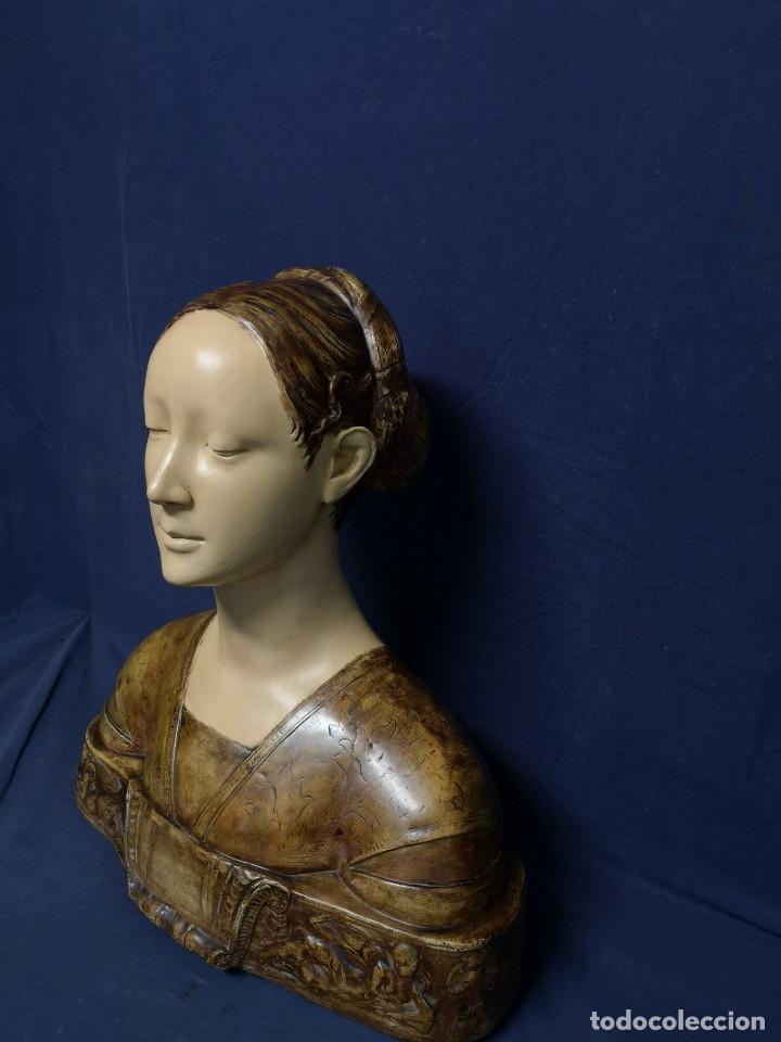 Arte: ESCULTURA BUSTO JOVEN MEDIEVAL - Foto 6