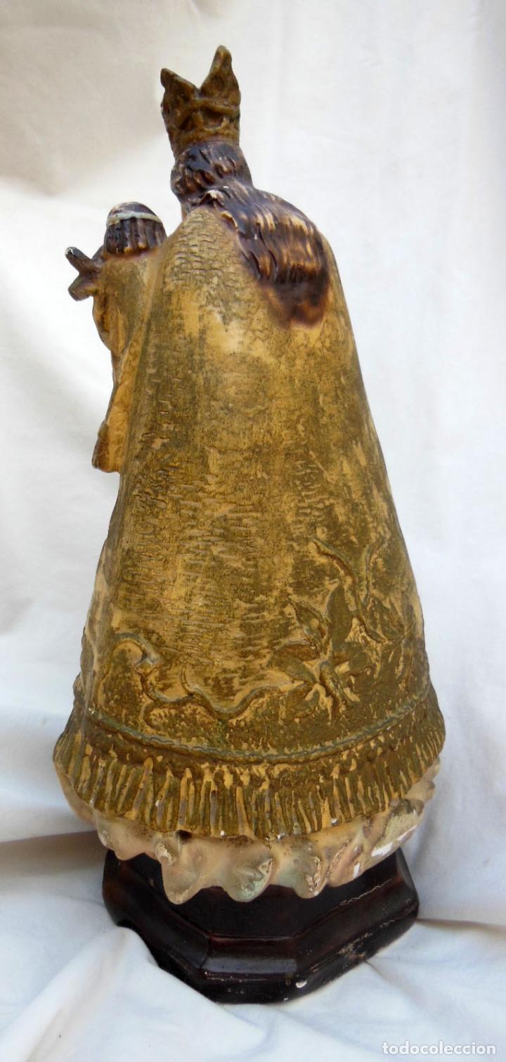Arte: VIRGEN DE LOS DESAMPARADOS, FIGURA DE ESTUCO. - Foto 9