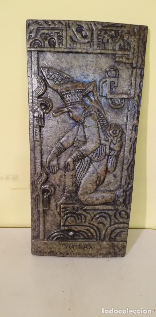 Arte: MEDIO RELIEVE DIOS MAYA DE LA AGRICULTURA - Foto 2