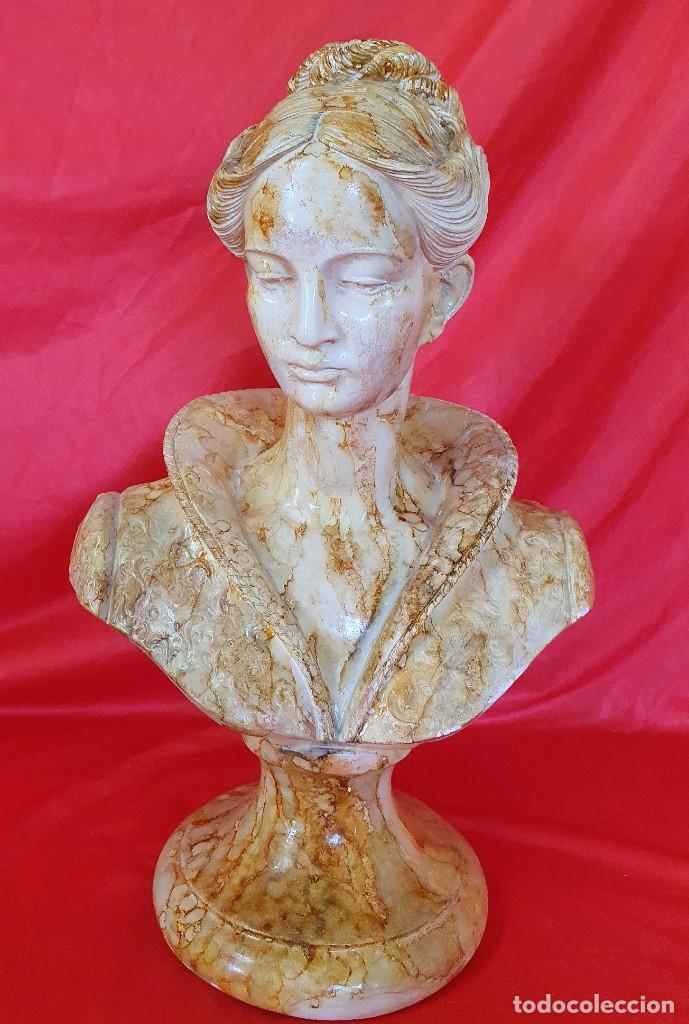 Arte: BUSTO DE ESTUCO POLICROMADO - Foto 2