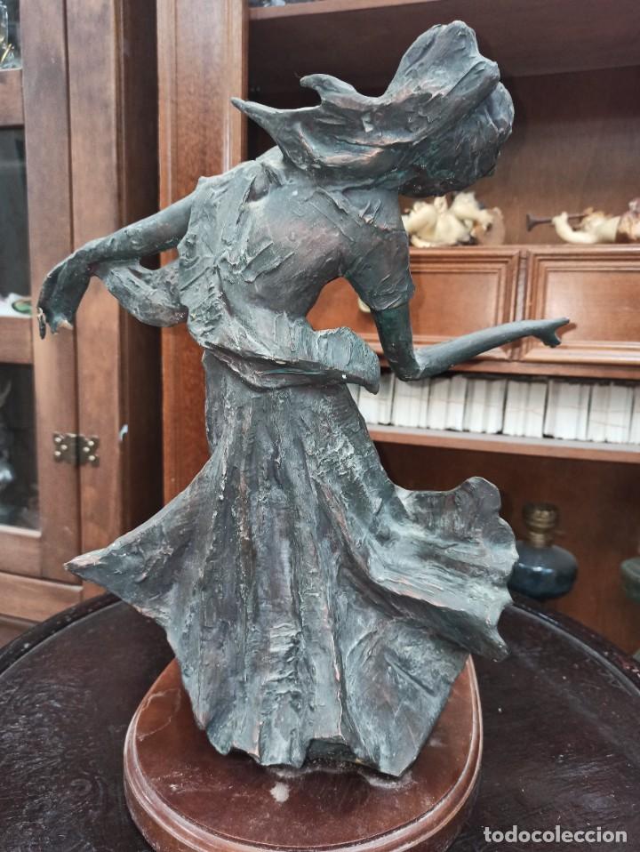 Arte: Gran figura de joven bailarina. V2 - Foto 4