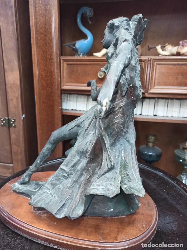 Arte: Gran figura de joven bailarina. V2 - Foto 5
