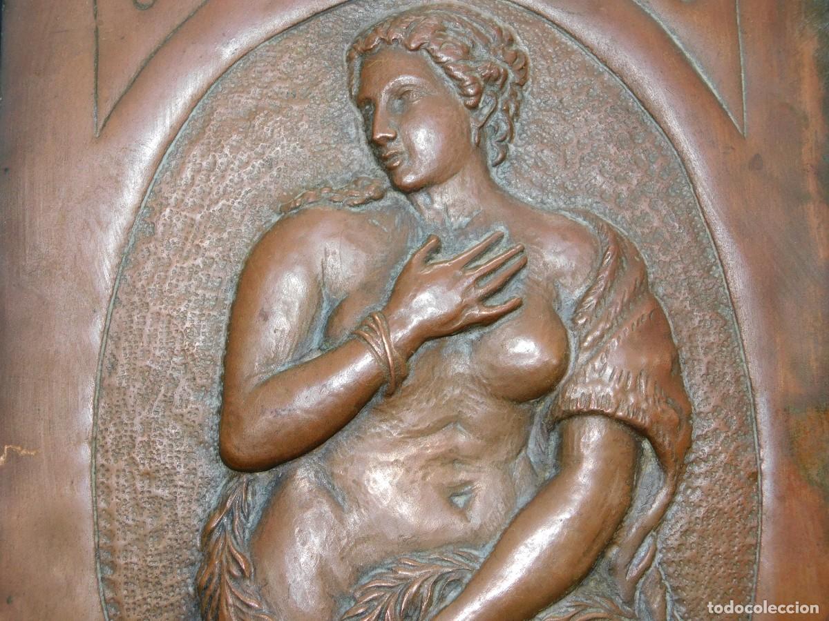 Arte: ANTIGUO RELIEVE SOBRE PLANCHA DE COBRE - Foto 4