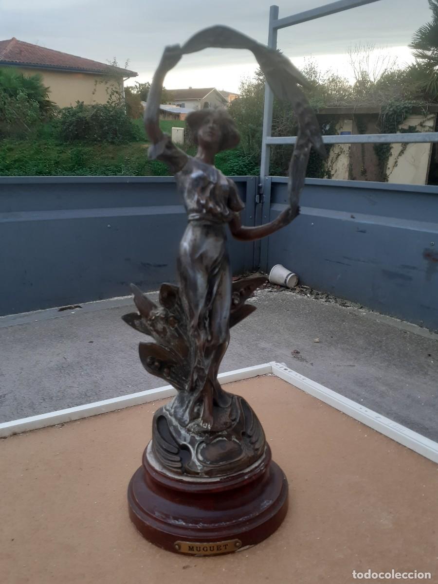 Arte: Estatua centenaria firmada Rouchot - Foto 1