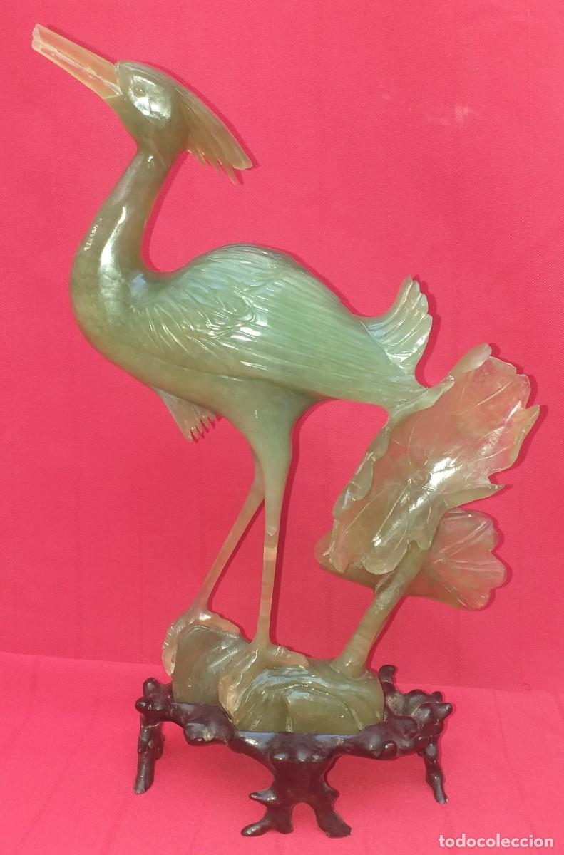 Arte: ESCULTURA DE JADE - 25 CM - Foto 2