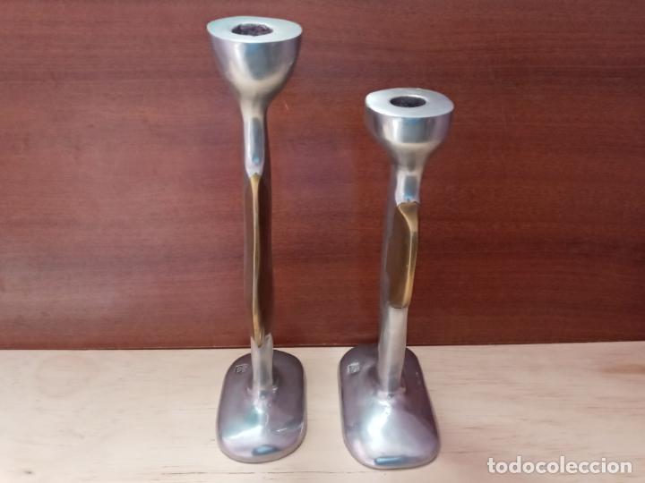 Arte: Pareja candelabros- Escultor David Marshall Sevilla - Foto 4