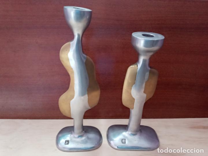 Arte: Pareja candelabros- Escultor David Marshall Sevilla - Foto 1