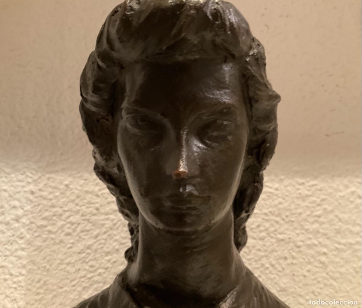 Arte: BUSTO DE MUJER EN BRONCE DE SEBASTIAN MIRANDA - Foto 2