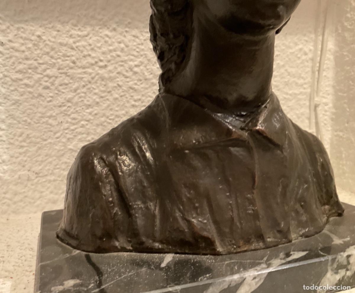 Arte: BUSTO DE MUJER EN BRONCE DE SEBASTIAN MIRANDA - Foto 5