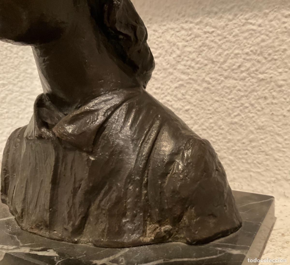 Arte: BUSTO DE MUJER EN BRONCE DE SEBASTIAN MIRANDA - Foto 6