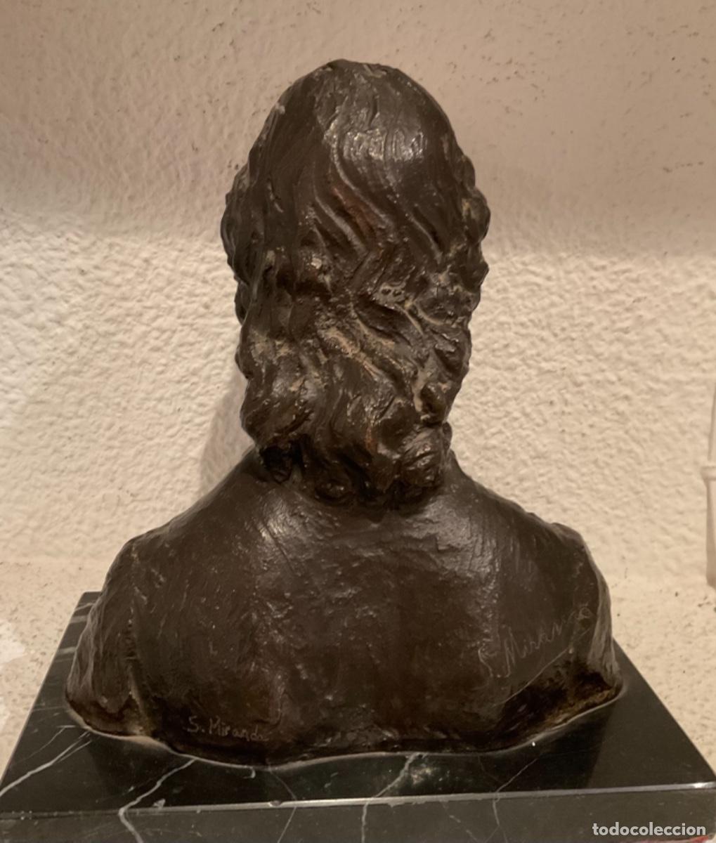 Arte: BUSTO DE MUJER EN BRONCE DE SEBASTIAN MIRANDA - Foto 7