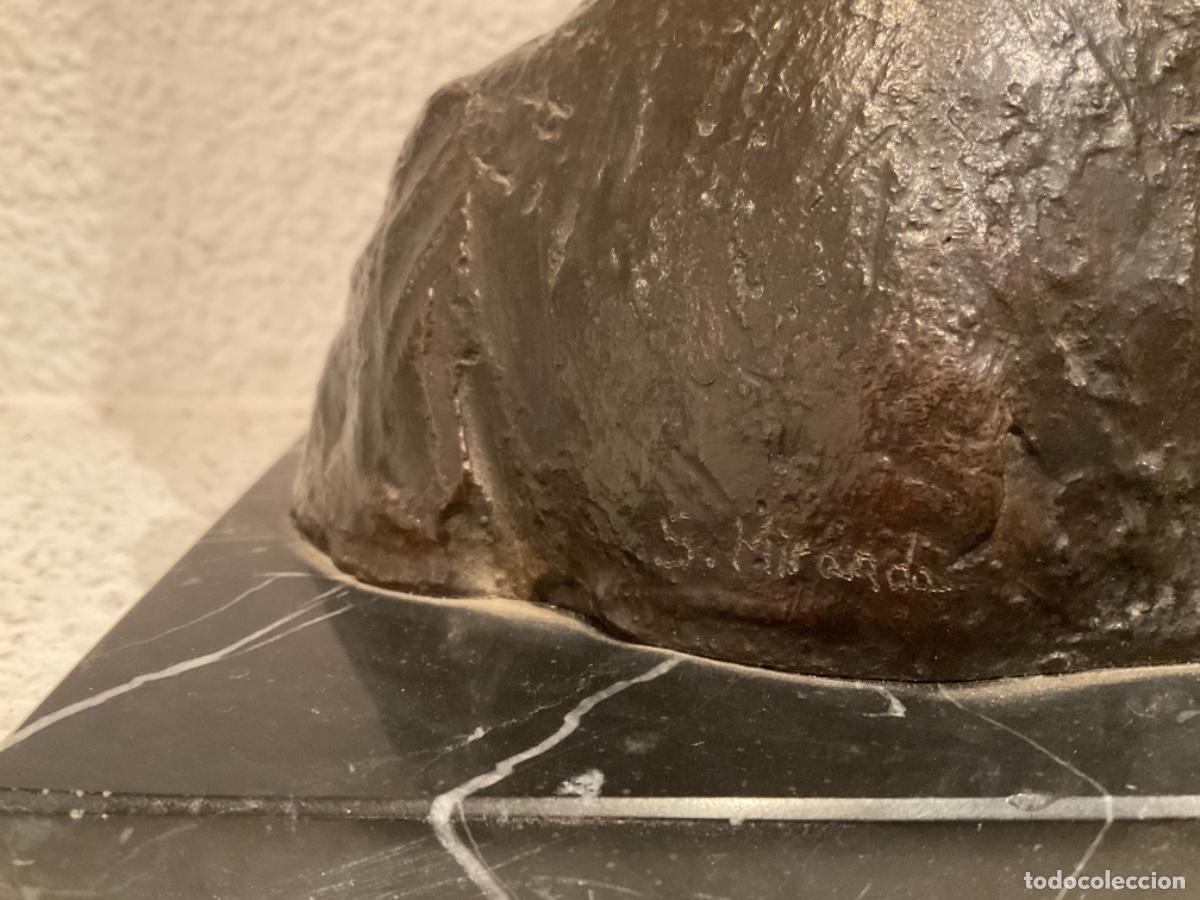Arte: BUSTO DE MUJER EN BRONCE DE SEBASTIAN MIRANDA - Foto 8