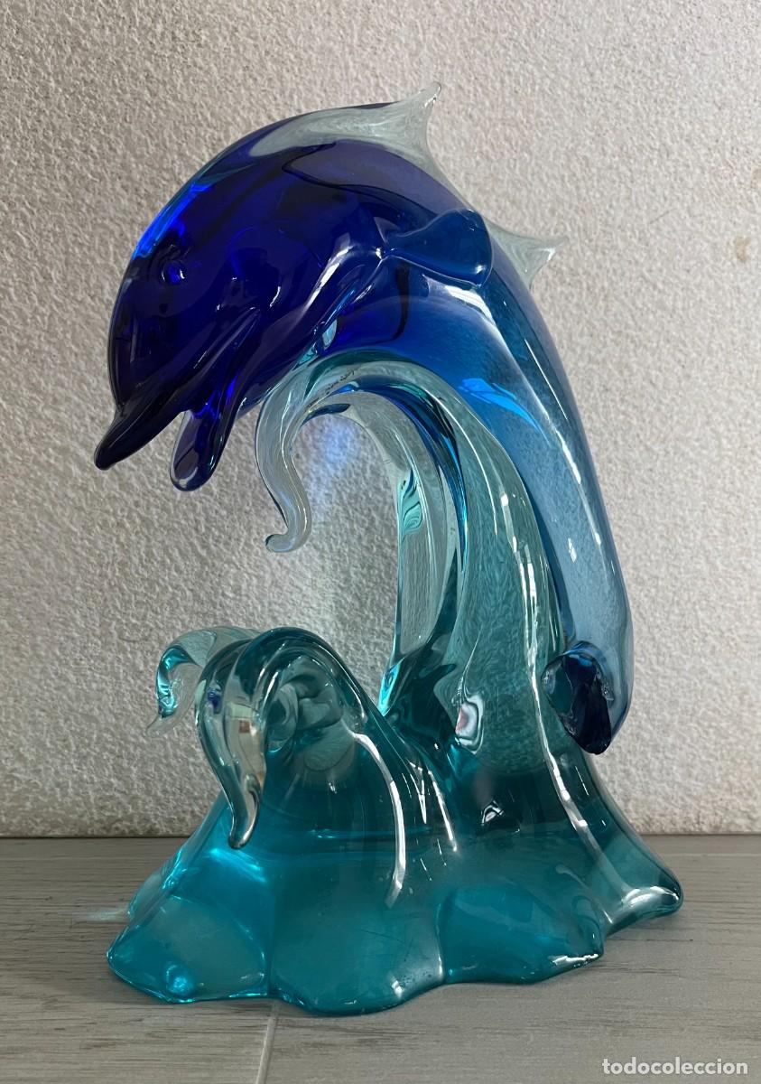 Arte: Delfin azul Murano - Foto 3
