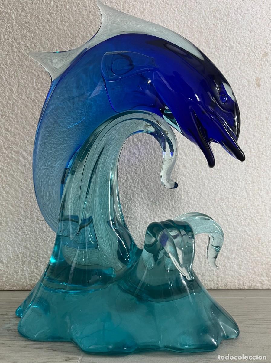 Arte: Delfin azul Murano - Foto 4