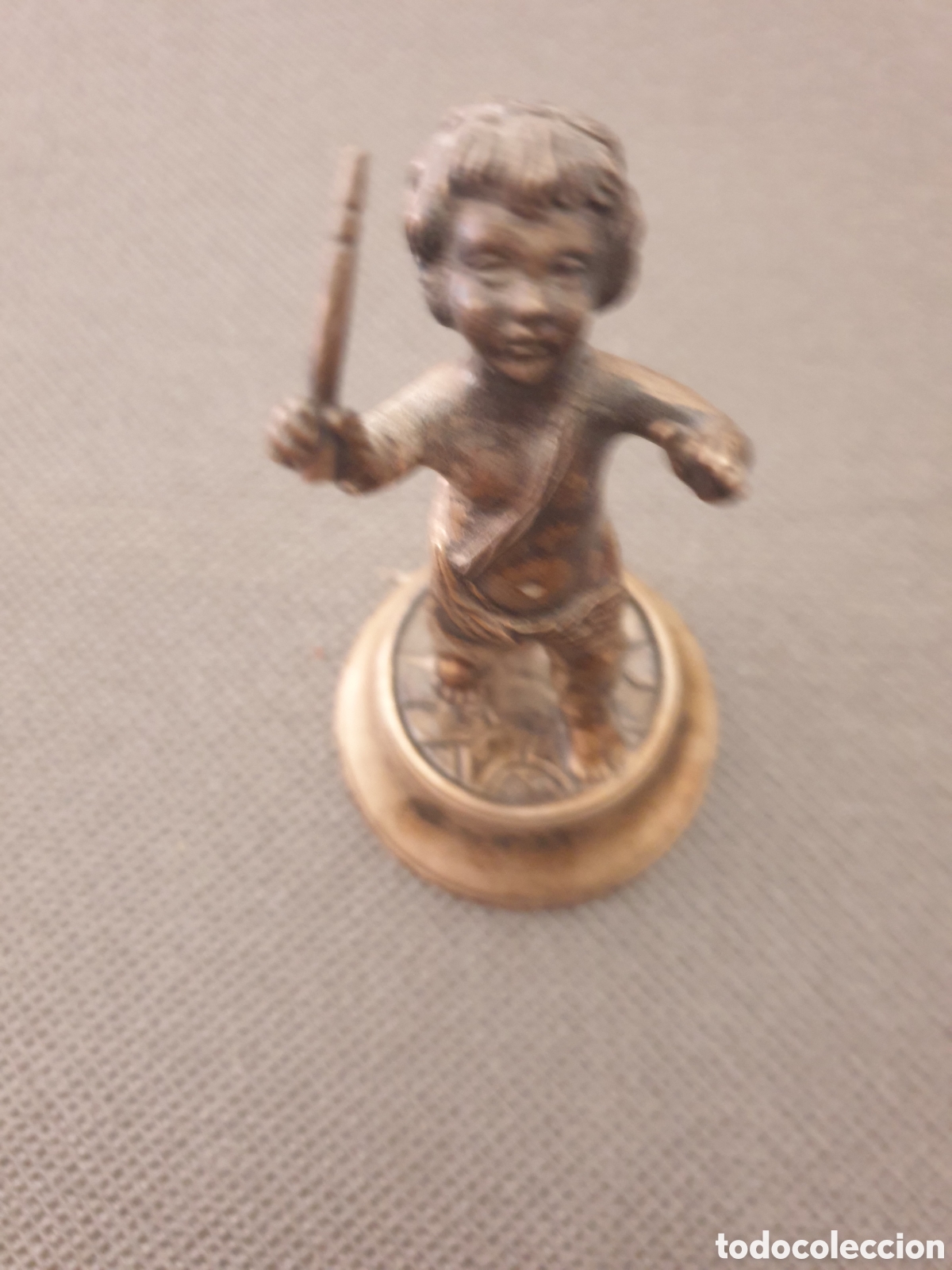 Arte: MINIATURA PLATEADA NI&Ntilde;O - Foto 1