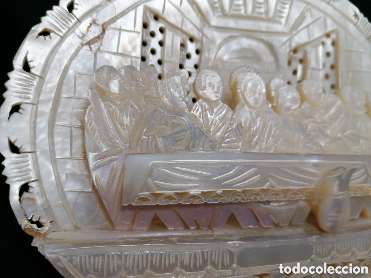 Arte: &Uacute;LTIMA CENA, TALLA ANTIGUA EN N&Aacute;CAR - Foto 10