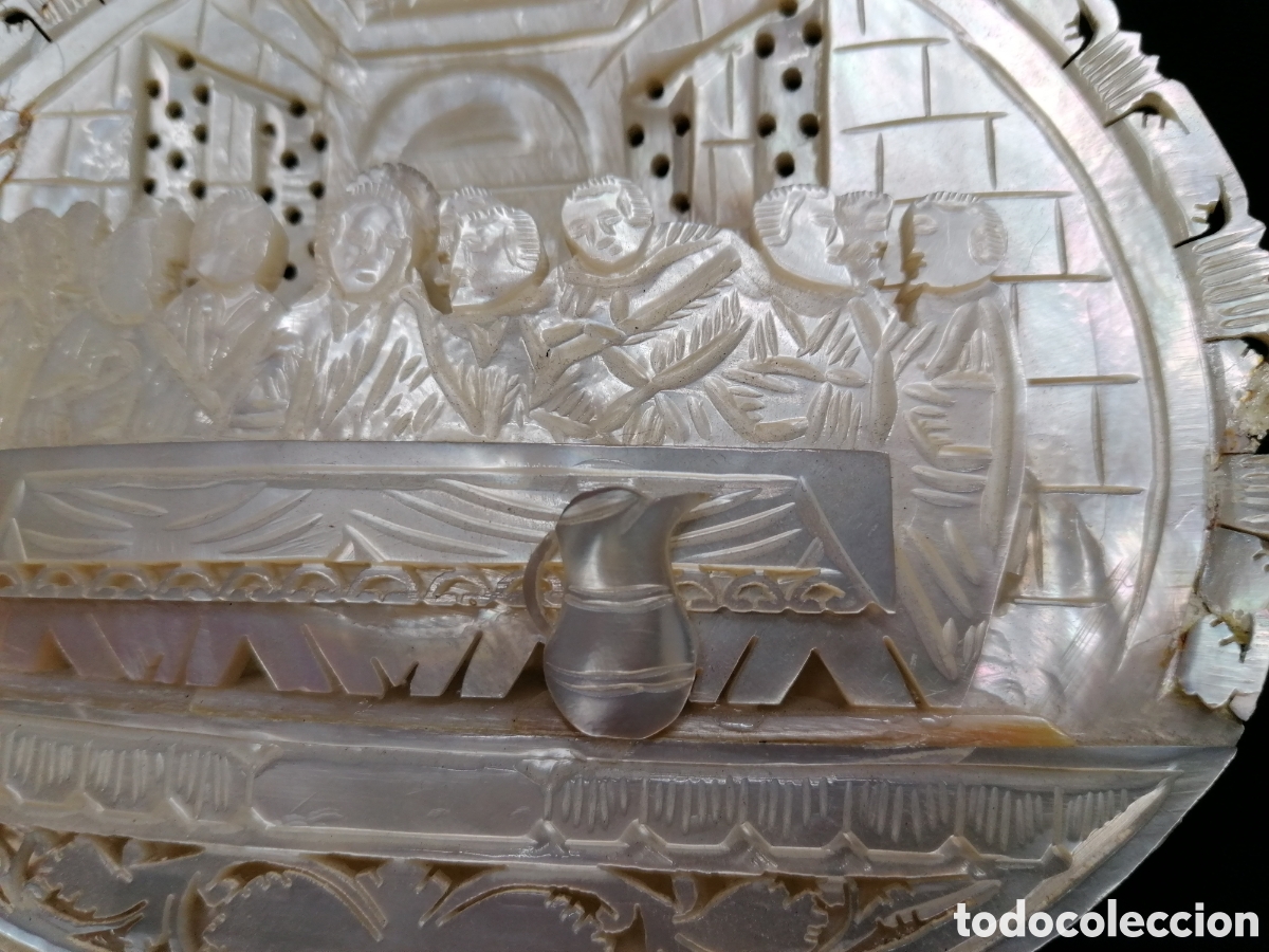 Arte: &Uacute;LTIMA CENA, TALLA ANTIGUA EN N&Aacute;CAR - Foto 11