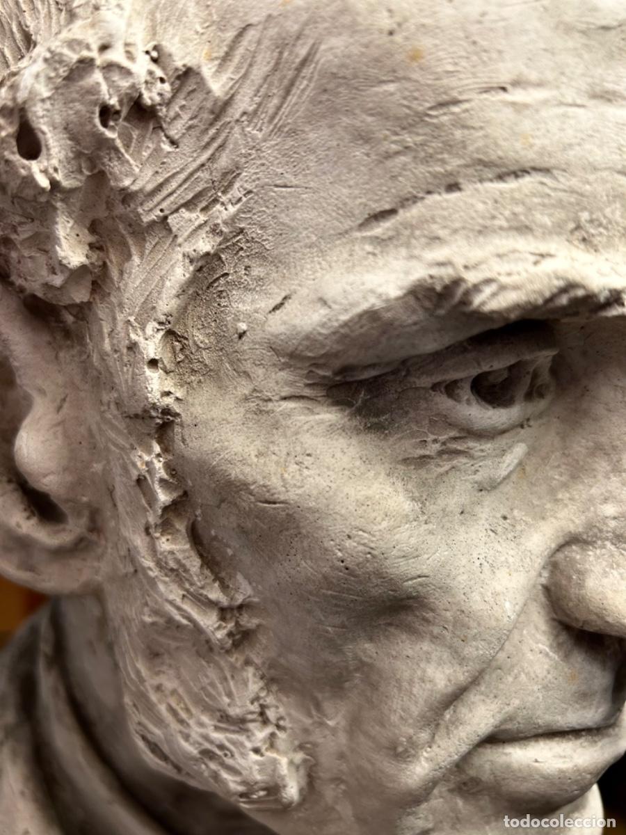 Arte: BUSTO ESTUCO (s.XIX) - Foto 3