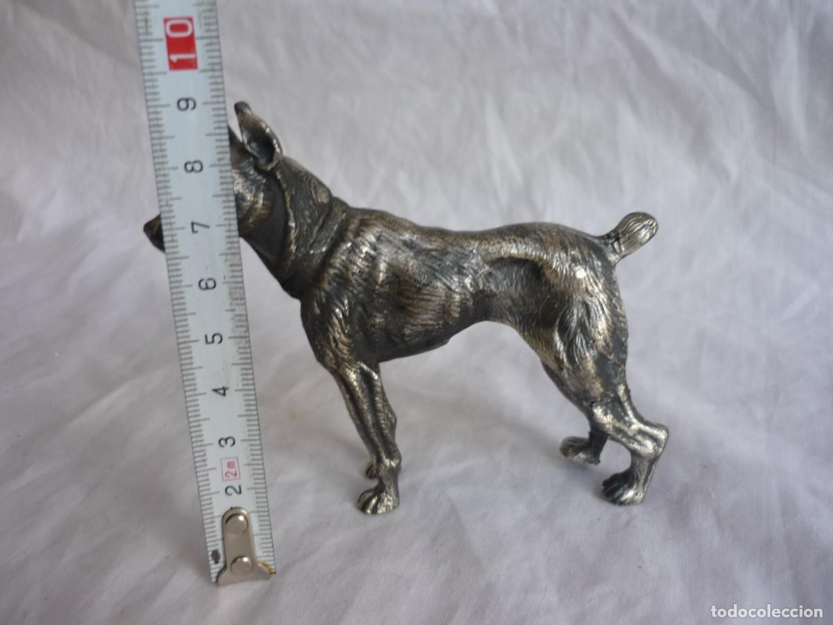 Arte: Figura de perro en plomo o peltre - Foto 9