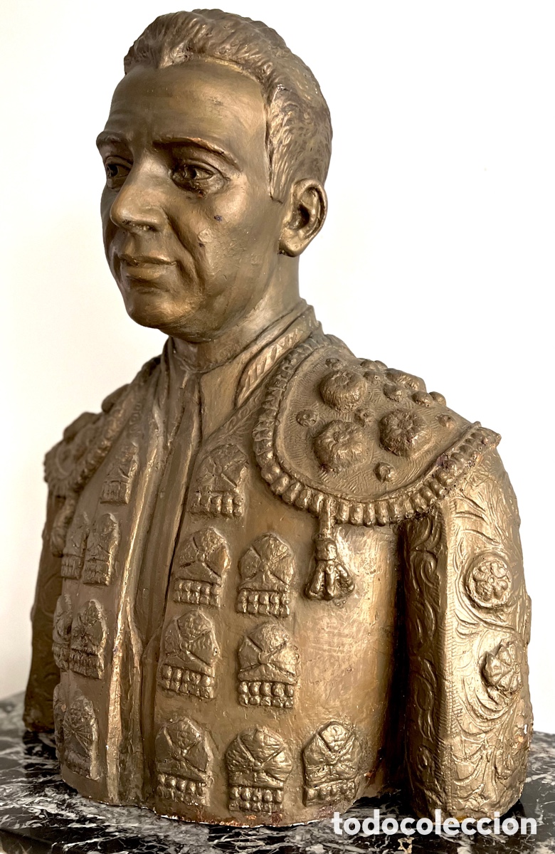 Arte: Busto de torero, gran tama&ntilde;o. Firmado.