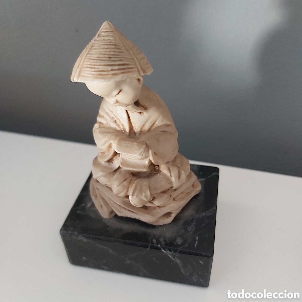 Arte: PEQUE&Ntilde;O NETSUKE JAPONES. REF S1 ARTE JAPON - Foto 2