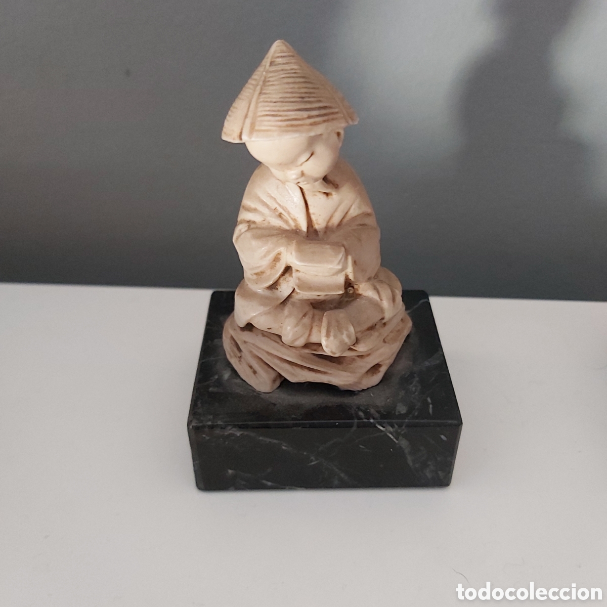 Arte: PEQUE&Ntilde;O NETSUKE JAPONES. REF S1 ARTE JAPON - Foto 4