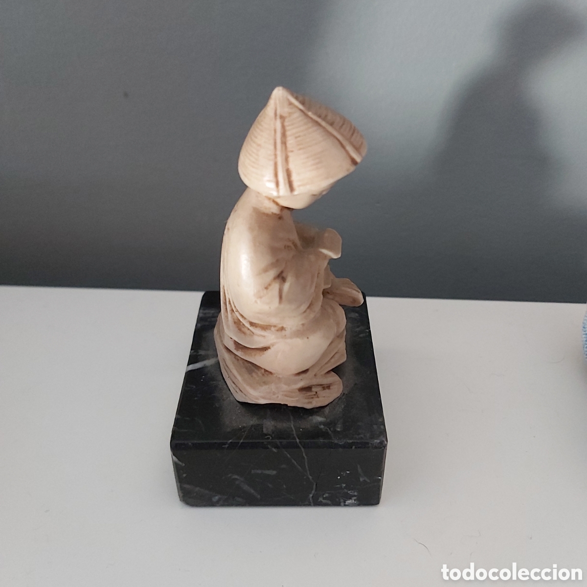Arte: PEQUE&Ntilde;O NETSUKE JAPONES. REF S1 ARTE JAPON - Foto 5