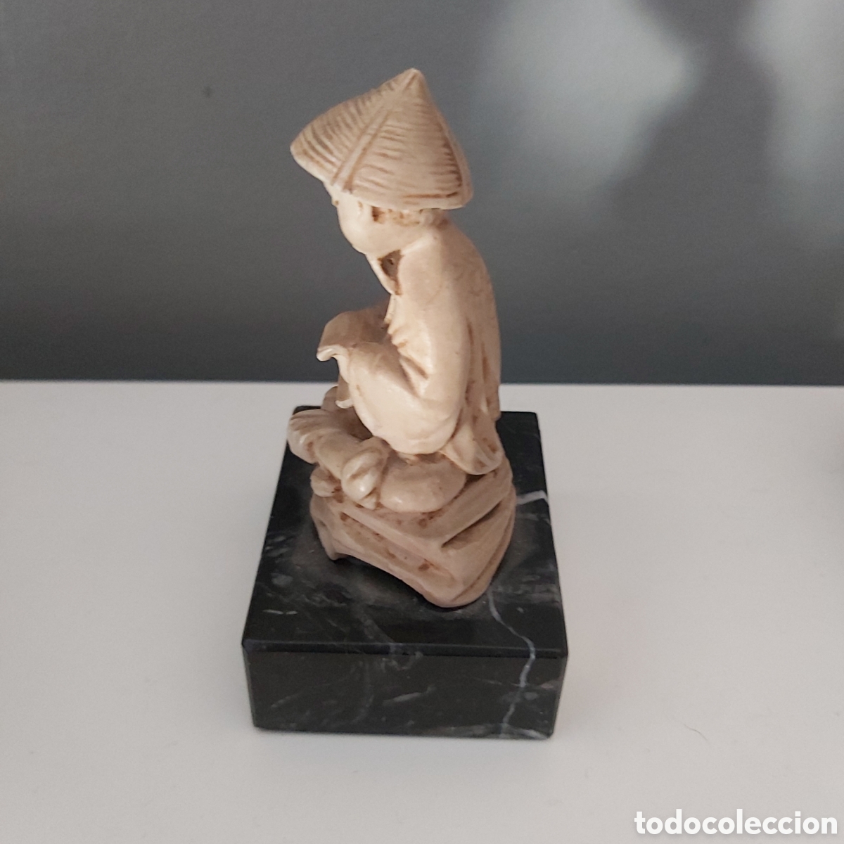 Arte: PEQUE&Ntilde;O NETSUKE JAPONES. REF S1 ARTE JAPON - Foto 9