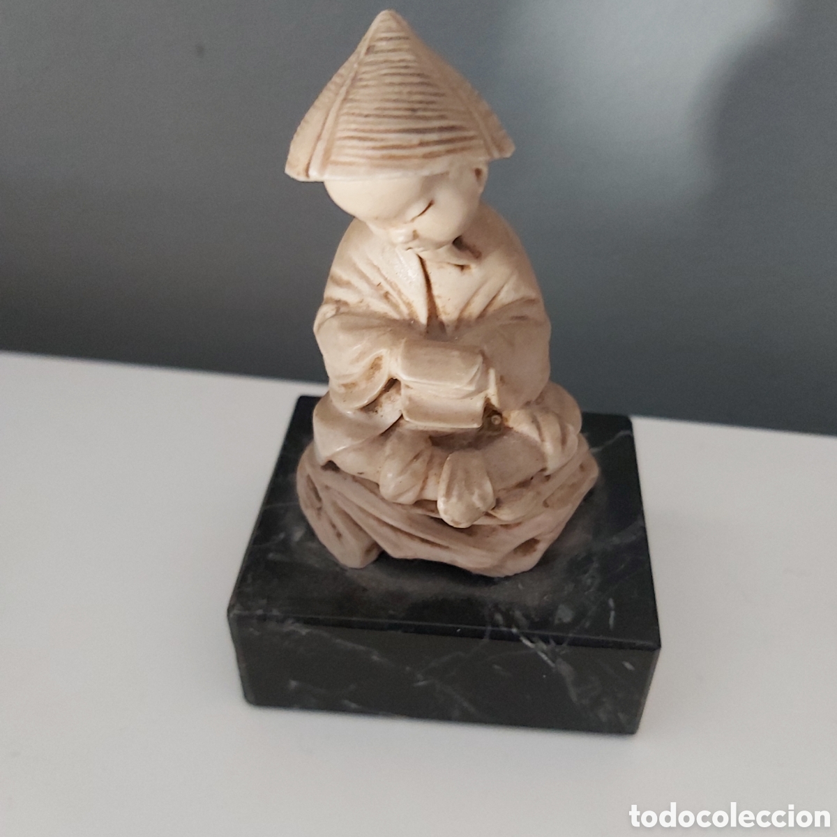 Arte: PEQUE&Ntilde;O NETSUKE JAPONES. REF S1 ARTE JAPON - Foto 1