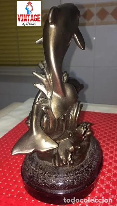 Arte: FIGURA DELFINES FIRMADA: CROSA - 1997 - Foto 4