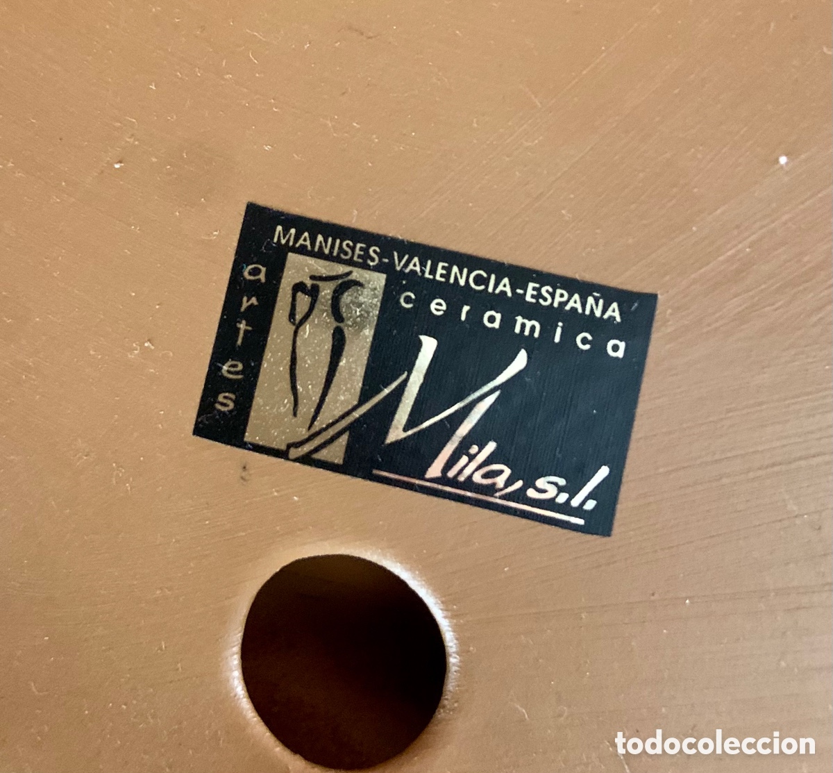 Arte: Disco/plato de cer&aacute;mica con bodeg&oacute;n - Foto 3
