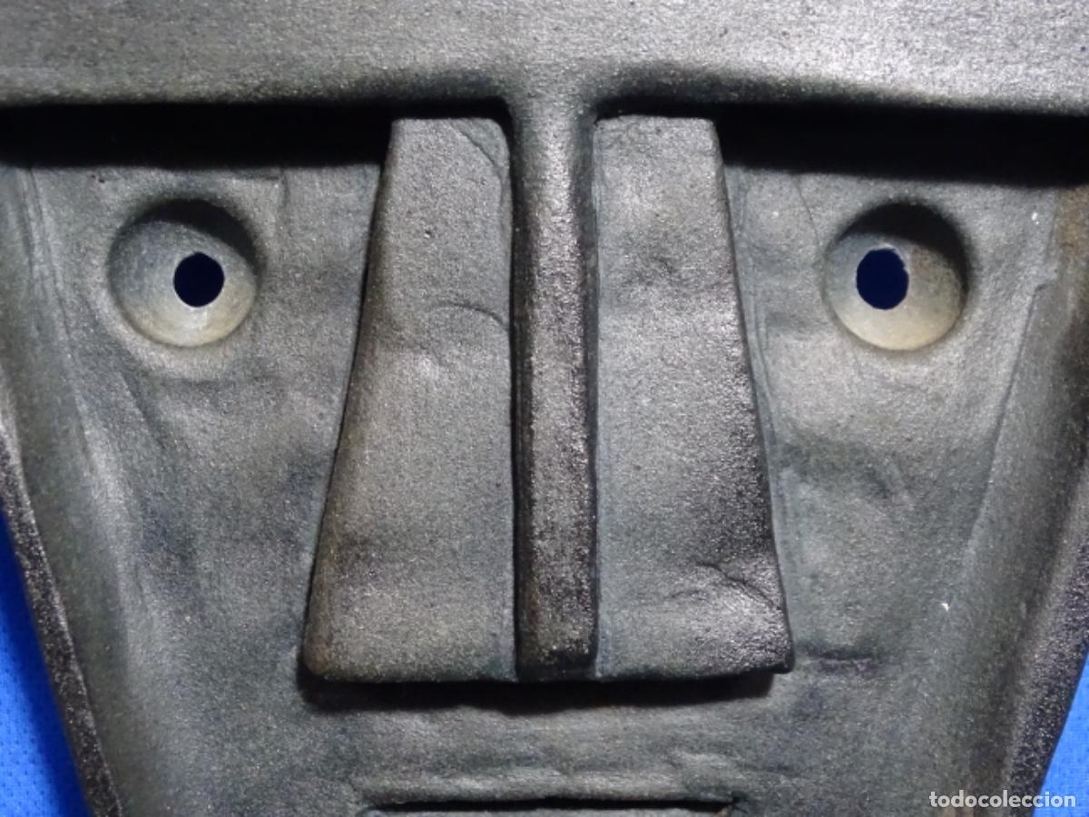 Arte: ESCULTURA AN&Oacute;NIMA DE CARA EN CIBROCEMENTO. - Foto 4