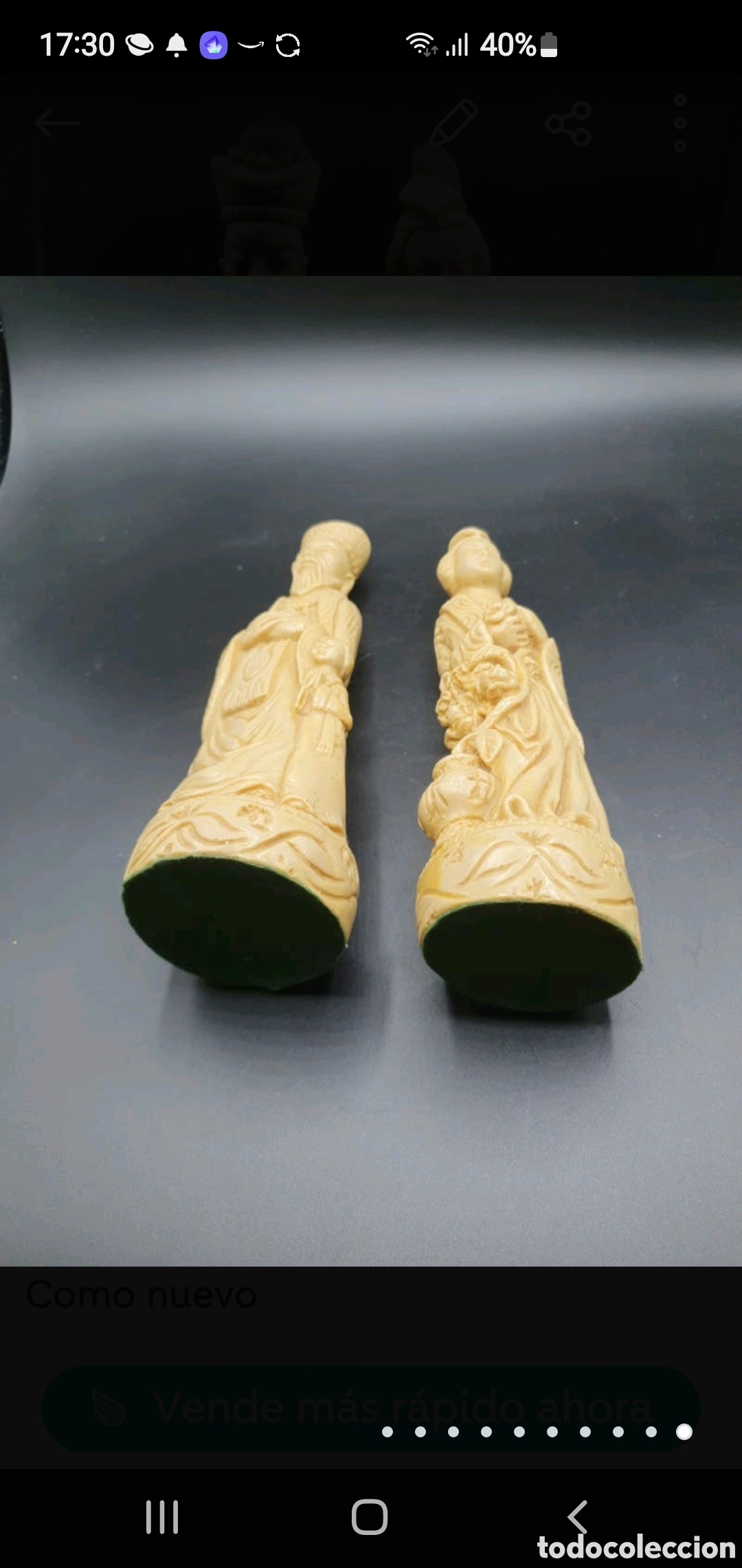 Arte: Pareja figuras chinas - Foto 8
