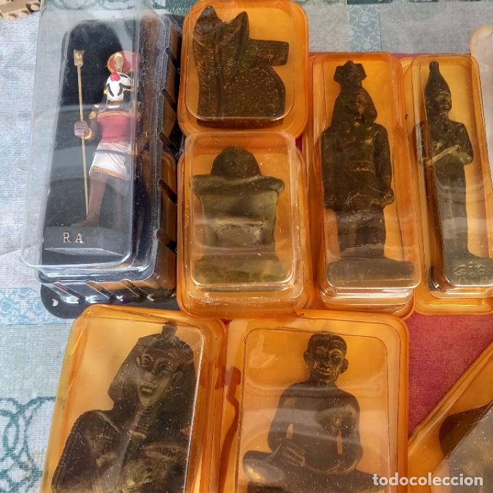 Arte: Lote 22 figuras Egipto coleccion - Foto 3