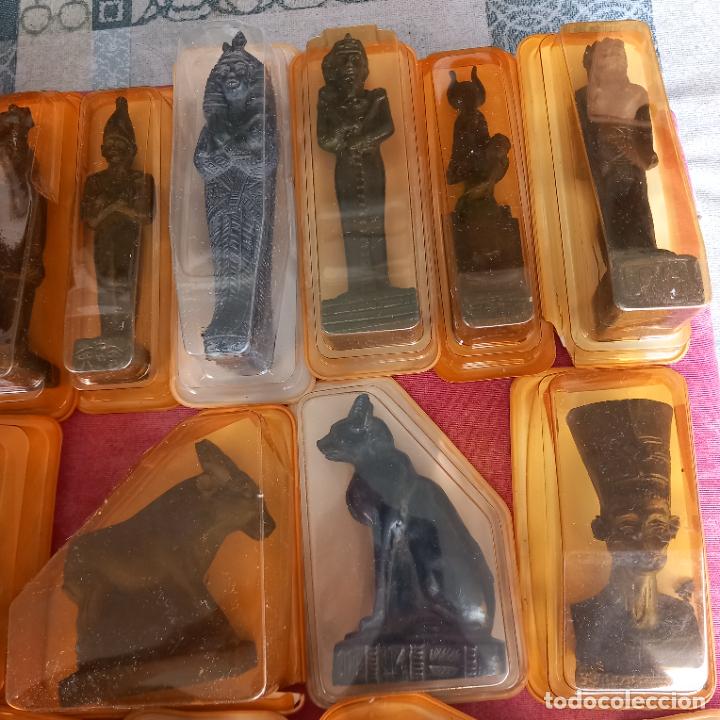 Arte: Lote 22 figuras Egipto coleccion - Foto 4