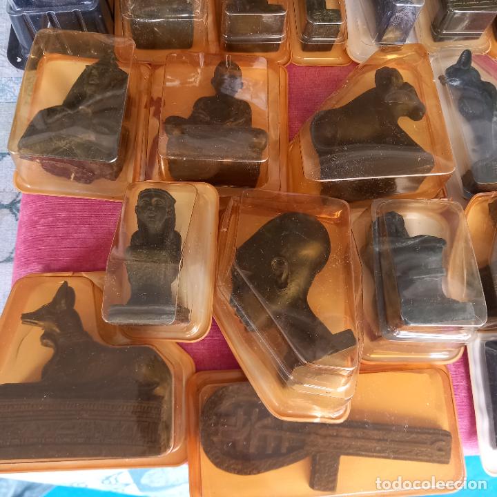 Arte: Lote 22 figuras Egipto coleccion - Foto 6