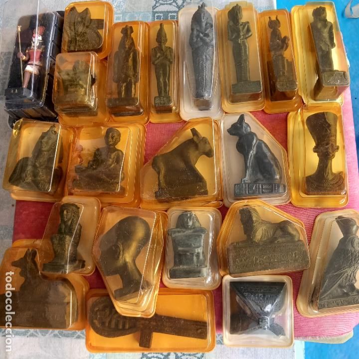 Arte: Lote 22 figuras Egipto coleccion - Foto 1
