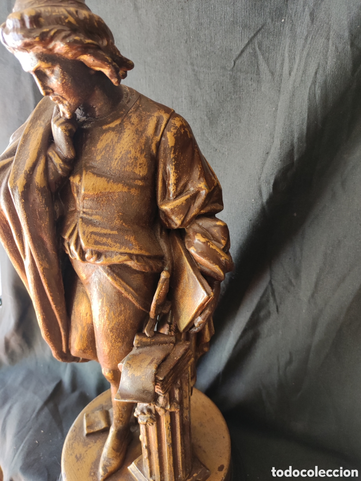Arte: Figura rom&aacute;ntica calamina - Foto 2