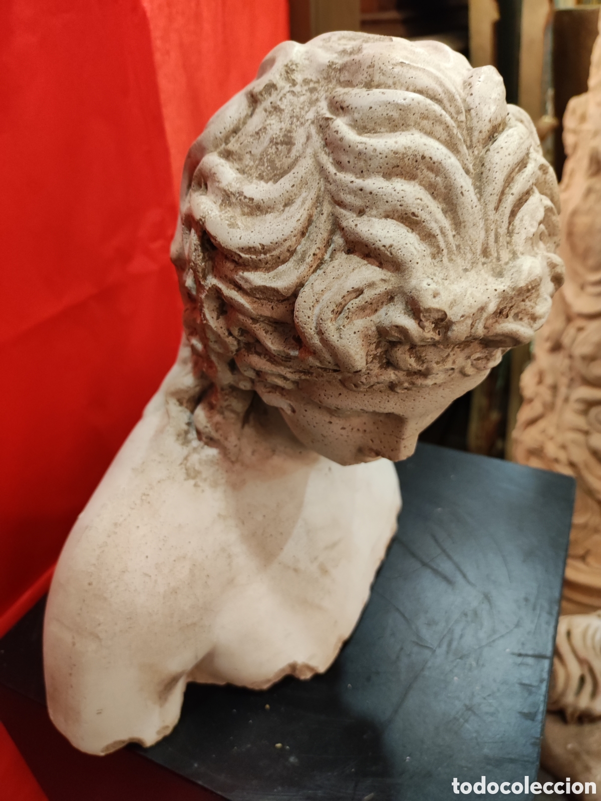 Arte: Busto antiguo siguiendo modelos Romanos - Foto 3