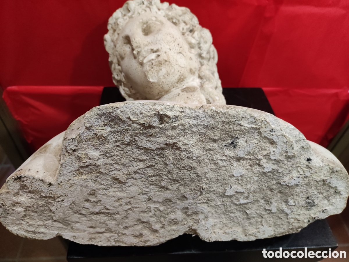 Arte: Busto antiguo siguiendo modelos Romanos - Foto 6