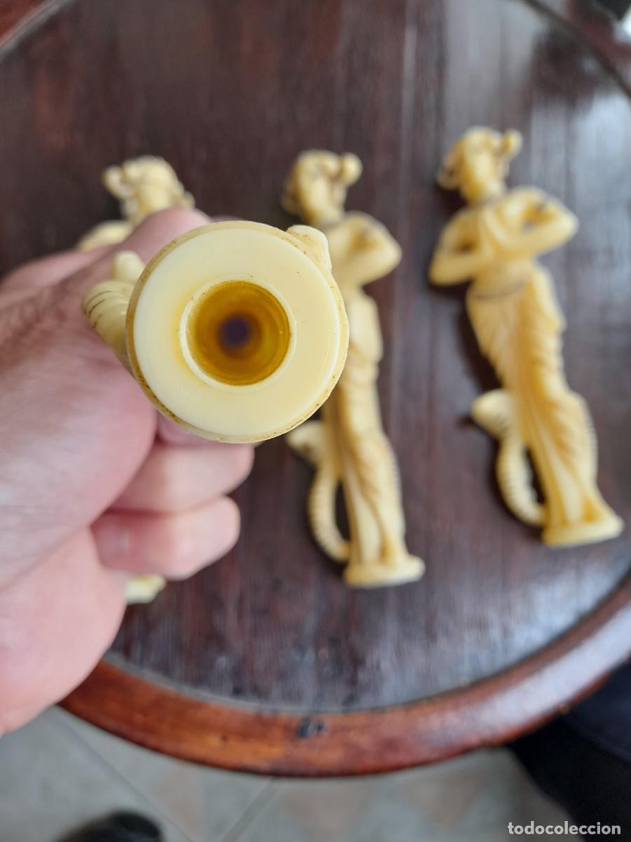Arte: Cuatro diosas hind&uacute;es de pl&aacute;stico duro d&eacute;cada de los 60-70 - Foto 5